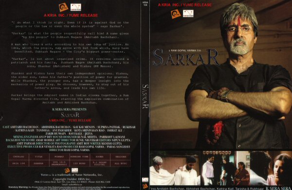 SARKAR (2005) con A. BACHCHAN + Sub. Español Cover