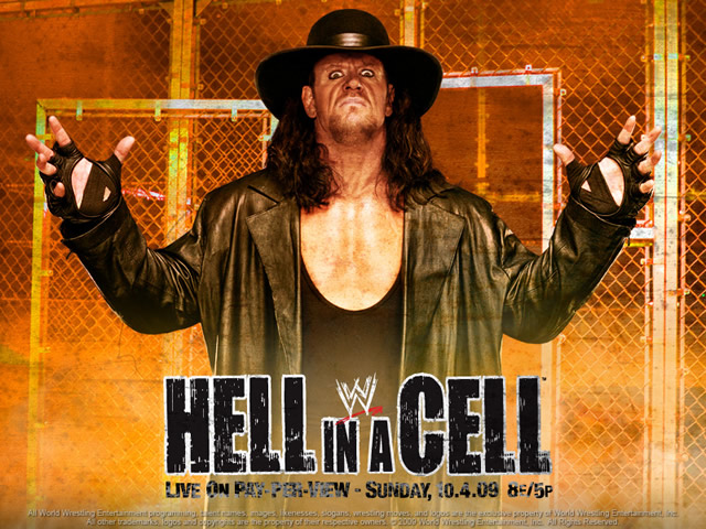 Hell in a Cell, the demolic structure. Wwe-hell-in-a-cell-2009