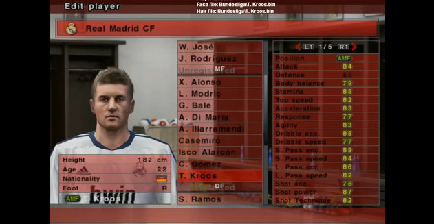 أوبشن فايل PES6 Option File