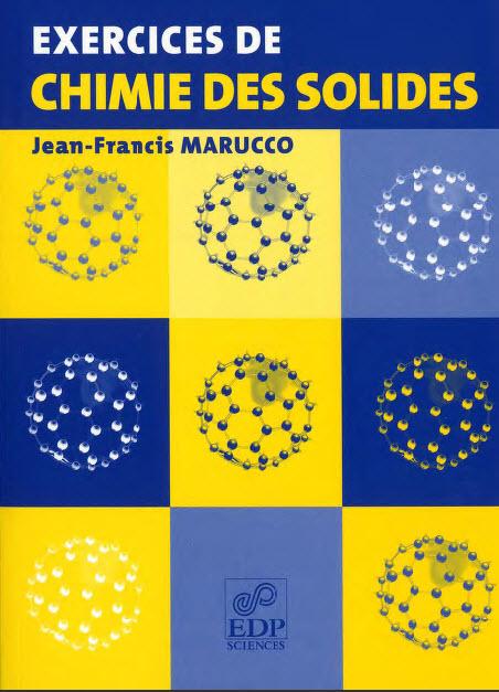 Exercices de chimie des solides - Jean-Francis Marucco  875661680