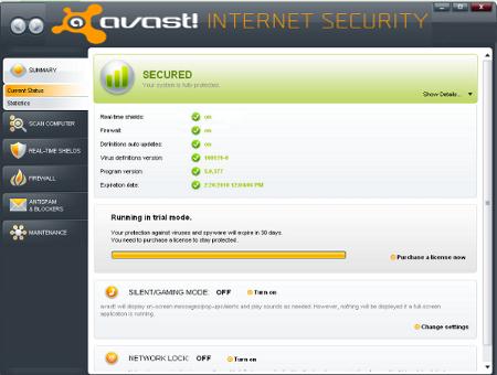 Avast Internet Security 5.0.545 852543550