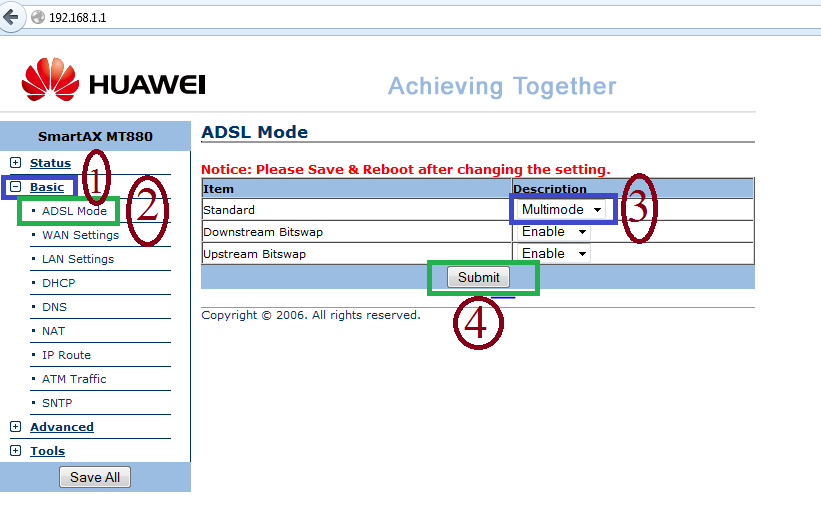  افتراضي  كيفية إعداد روتر لمودم huawei smartax mt880   272472009