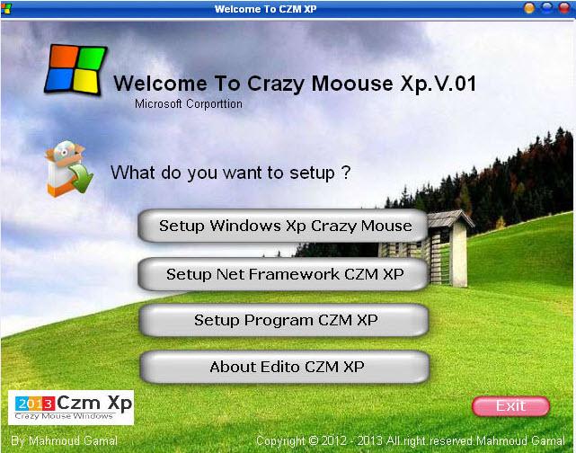 	النسخه الشاملة Windows Xp Crazy Mouse V.01 2013 AIO نسخة مميزة برابط صاروخى 550175733