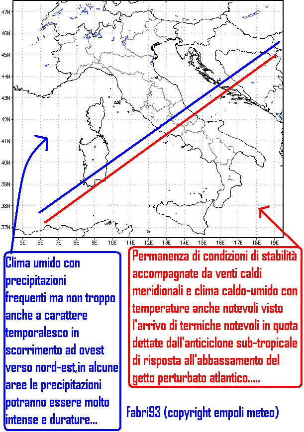 Nadine riesce a influenzare il clima del nostro stivale (Italia divisa in due) 10149670