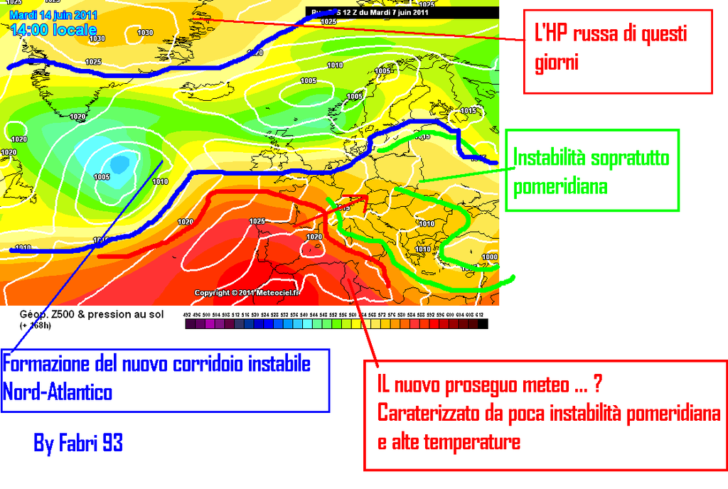 Verso una settimana transitoria ...?( si prosegue verso la nostra estate astronomica) Gfs-0-168