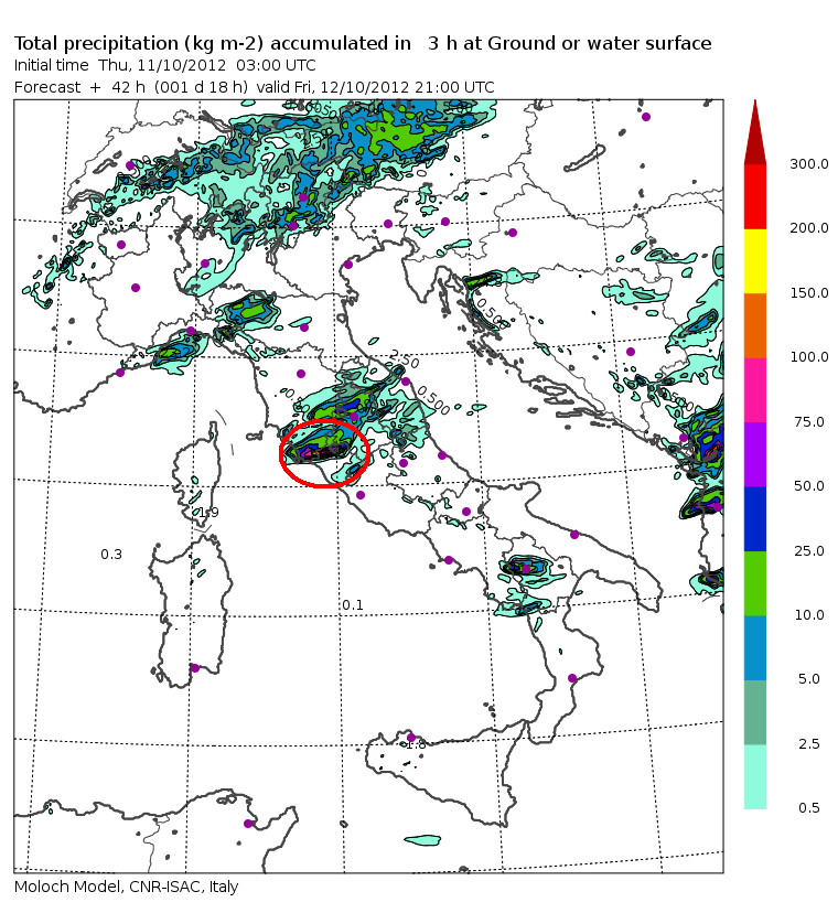 2012 - Analisi del potente temporale V-shaped Toscano (Autorigenerante) 9 Ottobre 2012 11059851