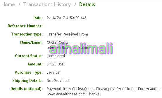 Clicks4cents .. إحدى شركات الأوائل وطريق مضمون للربح إن شاء الله 990353989