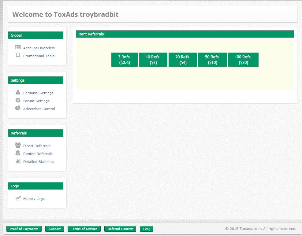 شركة toxads القادمة بقوة الربح+اتبات دفع+دفع فوري 250284234