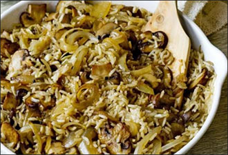 روعه الاكل الهندي الحار Rice-mushroom-recipe