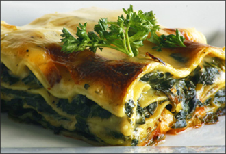 السبانخ بالبشاميل Spinach-bechamel