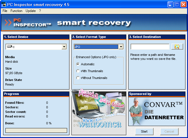  برنامج استعادة الصور و ملفات الفيديو المحذوفة PC Inspector Smart Recovery 4.5 183694814