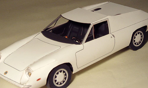 免費又正的紙模型車 Lotus3