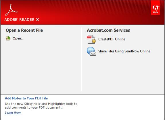 تحميل برنامج   Adobe Reader x 10.0.0.1 آخر اصدار كامل 439518031