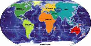 خريطة قارات العالم... 813920575