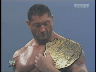 Batista is a new world heavyweight champion!!!! Z122070794