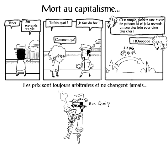 bd parodie de rpg Capitalisme