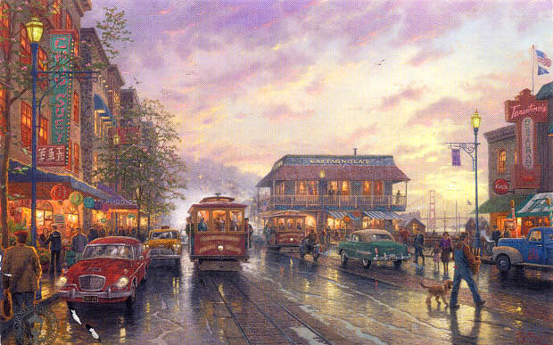 Beautiful art photos by Thomas Kinkade