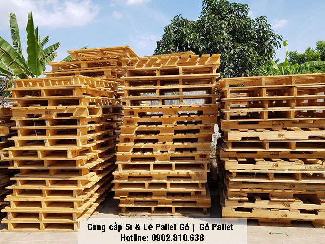 Nội, ngoại thất: Pallet gỗ trang trí nội thất giá cực rẻ Ban-pallet-go-gia-re