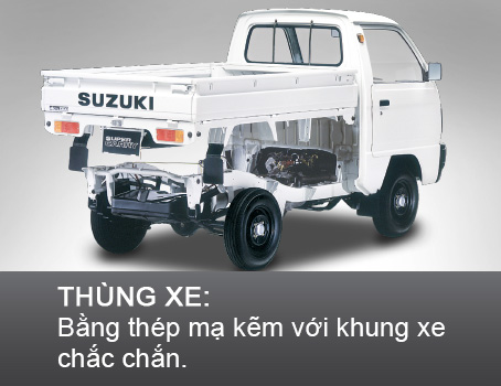 Xe tải Suzuki 650kg niềm tự hào của Việt Nam Suzuki Thung-xe