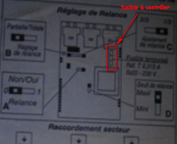 probleme accumulateur noirot X-accu-secu3