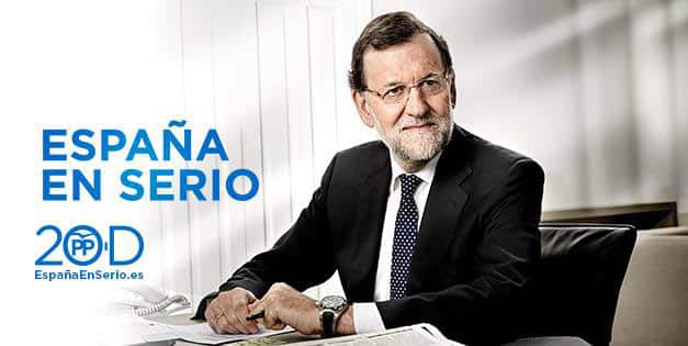 Broma a Mariano Rajoy. Habla con un falso Puigdemont y le dice: "Tengo la agenda muy libre" Cartel-pp-elecciones-generales-20d