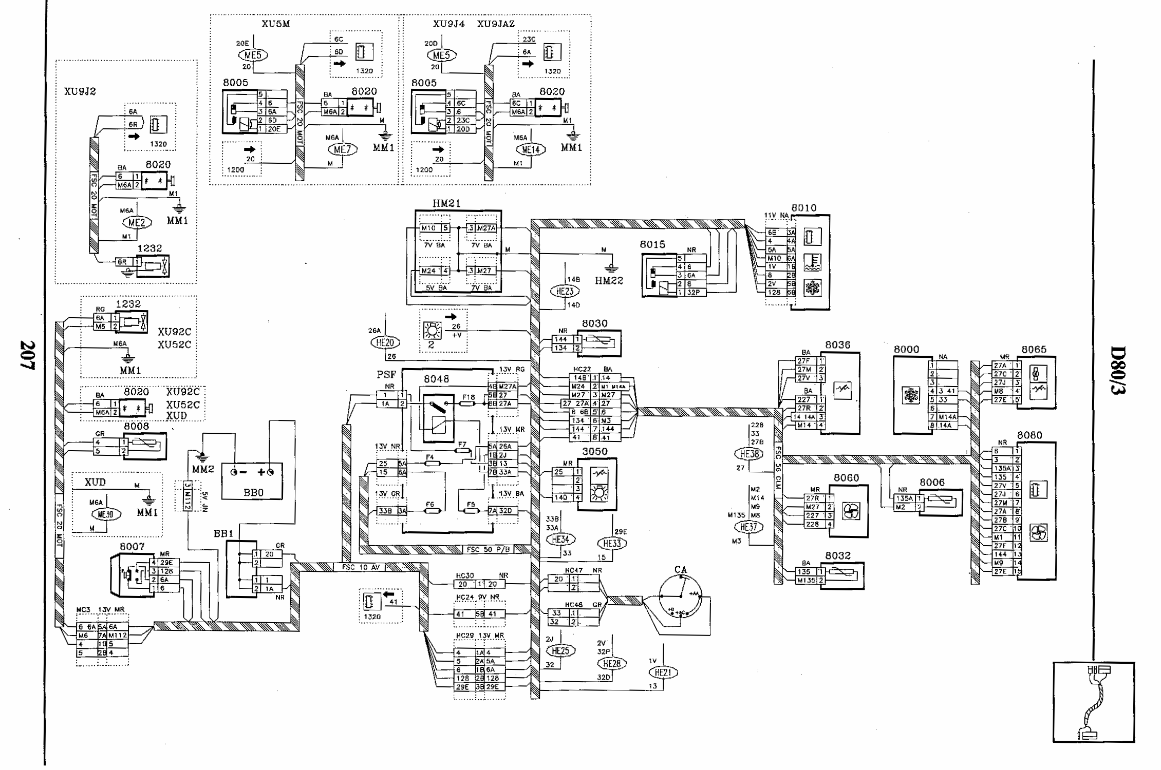 schéma électrique clim phase 1 Schema_climatisation_regulee_phase_I_02