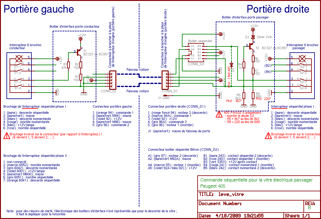 [TUTO] Installer un lève vitre séquentiel côté passager T_schema_leve_vitre_sequentiel_passager_revB