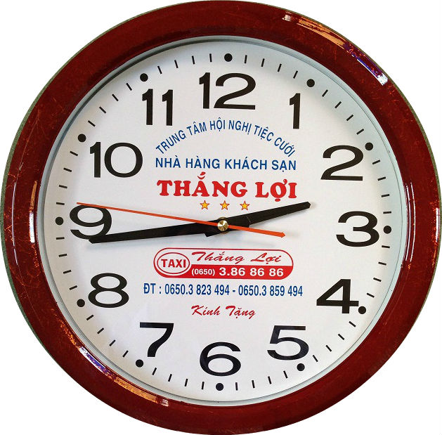 làm quảng cáo trên mặt đồng hồ treo tường | quà tặng đồng hồ treo tường K1070%20quang%20cao