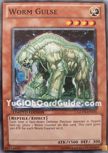 Boosters Pack - Worm GLD3-EN035