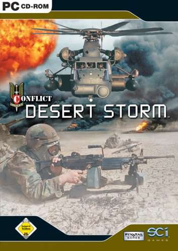 یاری DesertStorm بۆ کۆمپیته‌ر به‌ کێشی که‌م Copertina-conflict-desert-storm