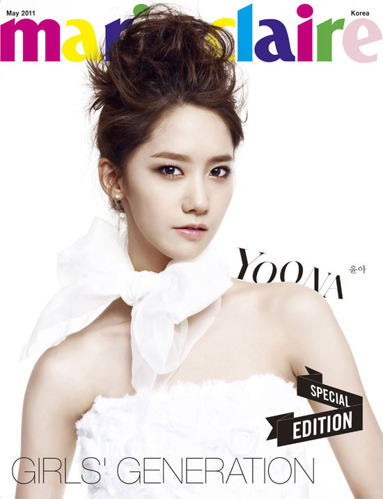 10 فتبات ايدول يمكن ان تكن ملكات جمال كوريا  Girls-generation-marie-claire-yoona