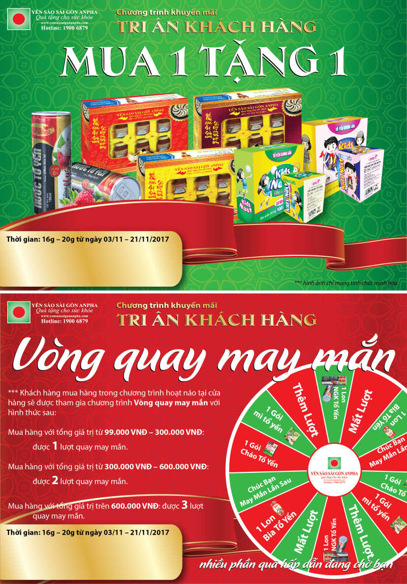 Ưu Đãi Cực Sốc - Mua 1 Tặng 1 + Quà Tặng May Mắn Ctkm