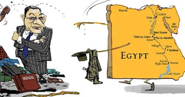 الكاريكاتير الغربى يعلق على رحيل مبارك  Smal2201112144631