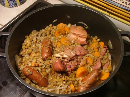  potée lentille 2 Potee