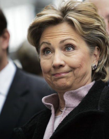 The Really Truly Hillary Gallery   The Ultimate Online Archive of Unflattering Hillary Clinton Photo Hillary31