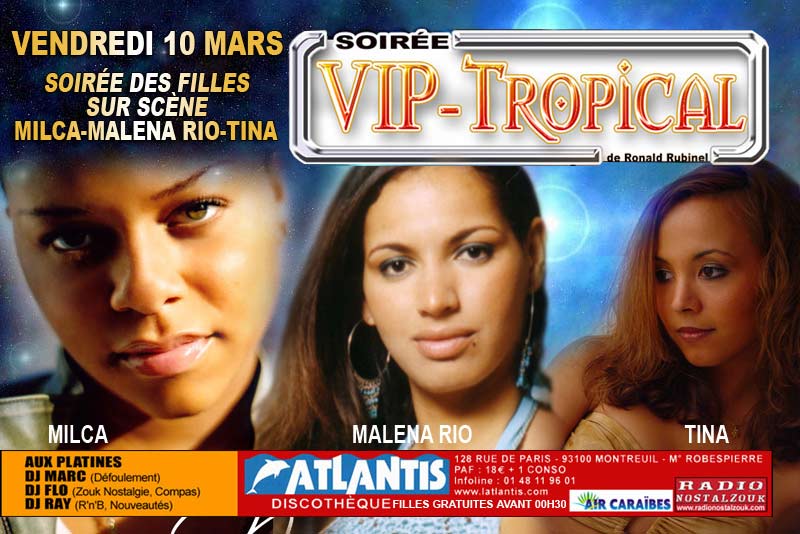 CE VENDREDI 10 MARS A L'ATLANTIS LA GRANDE SOIREE DES FILLES ATLANTIS10MARSlight