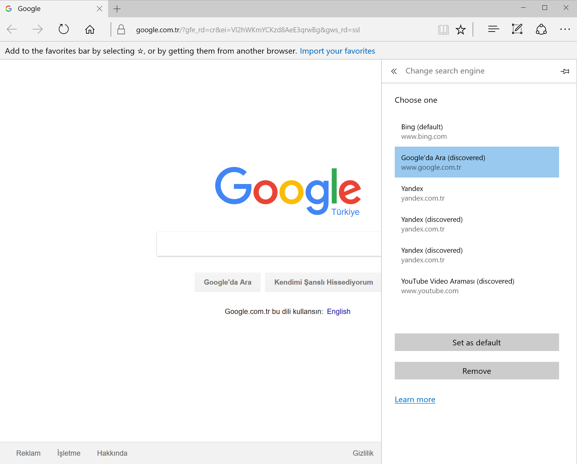 How to Set Microsoft Edge Search Engine