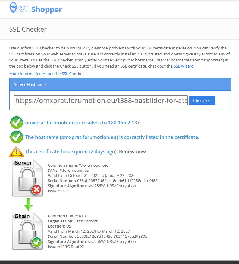SSL certificate expired for my forum - Page 2