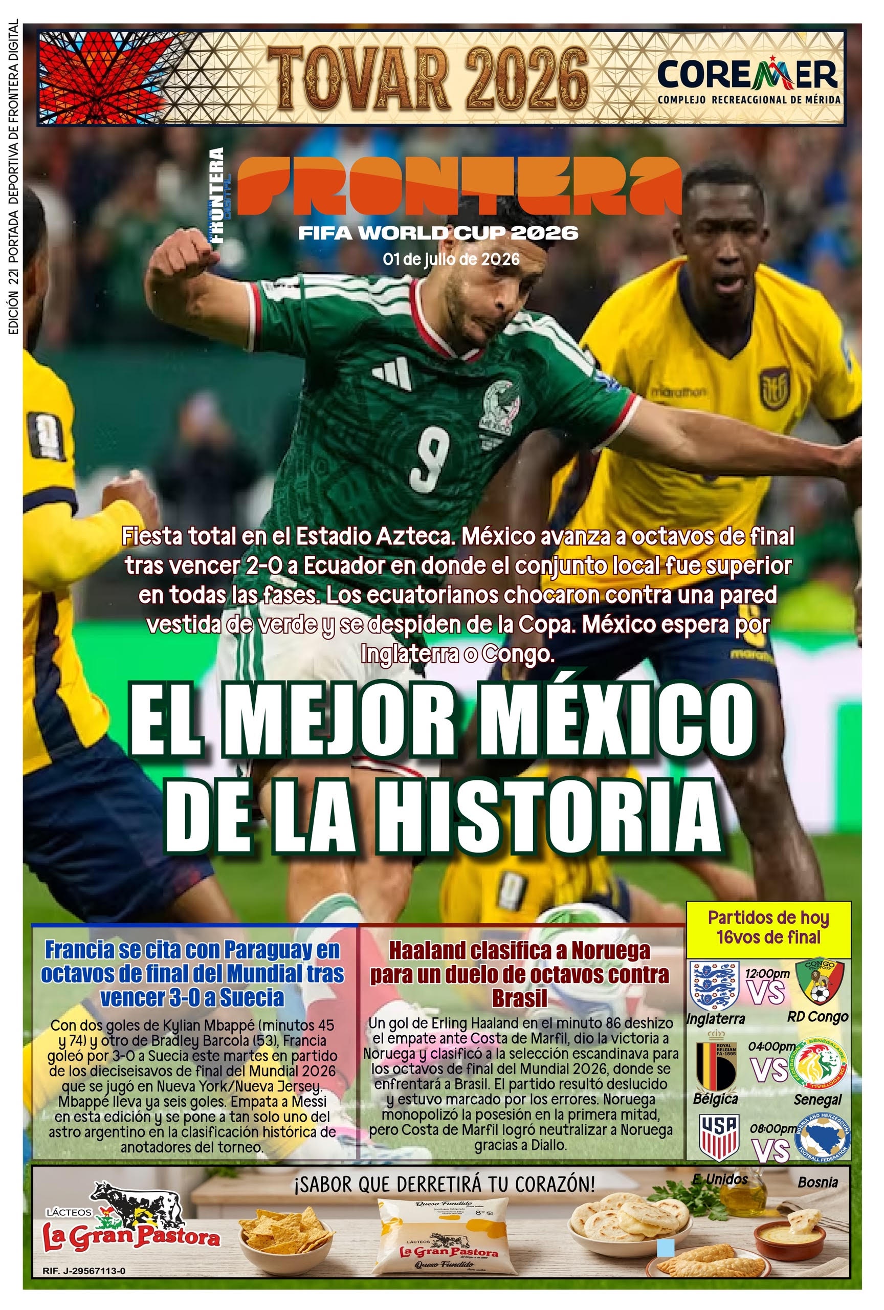 Diario Frontera Deportes Mérida