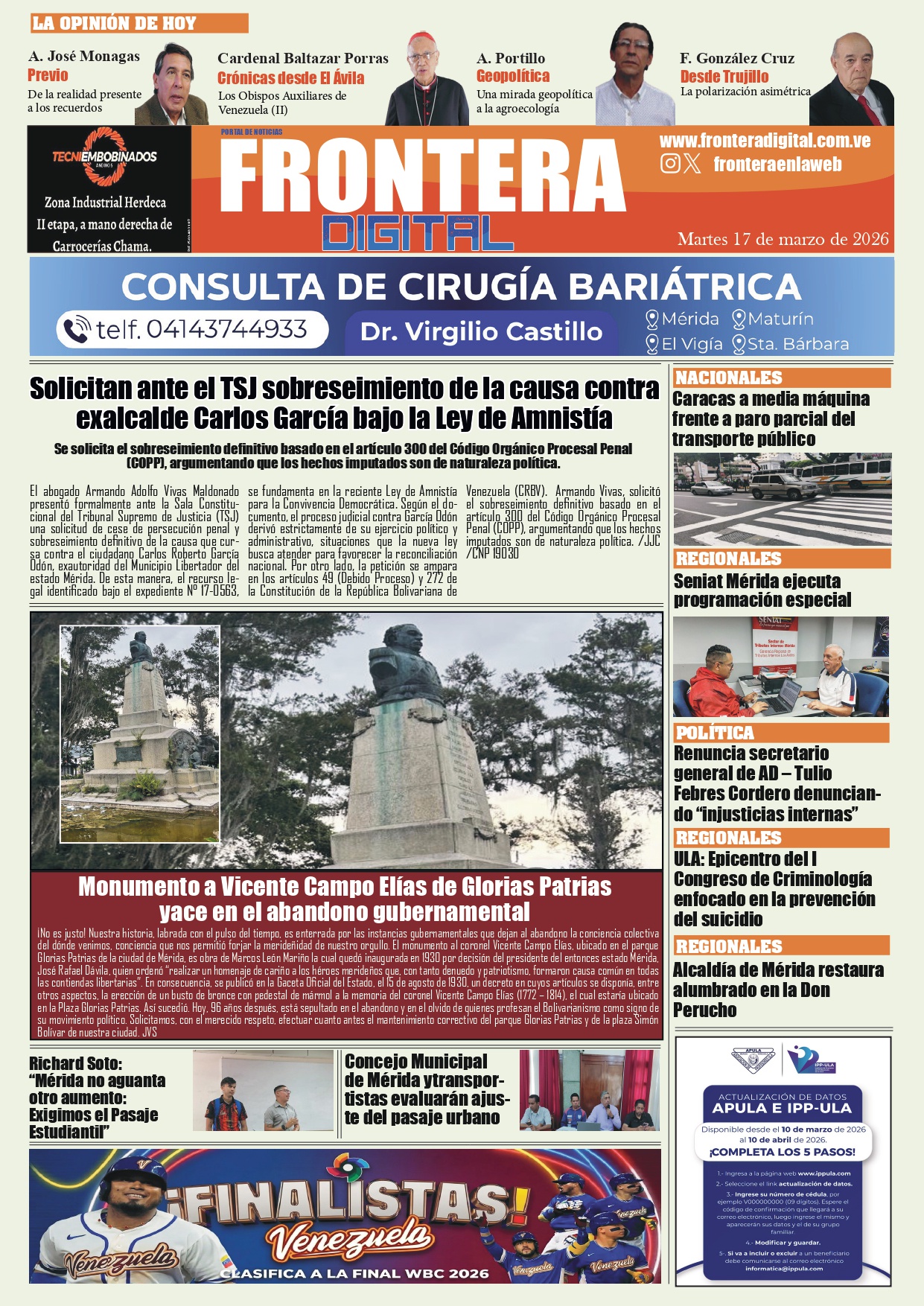 Frontera Mérida