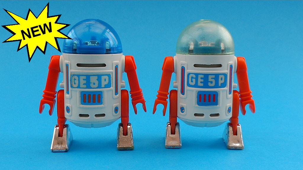 ROBOT PLAYMOBIL STYLE r2d2 1980 geobra ge5p EUR 14,00 - FR