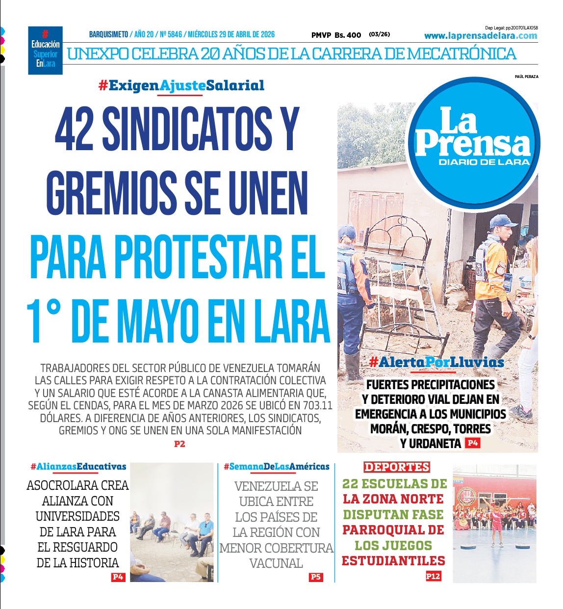 Prensa de Lara