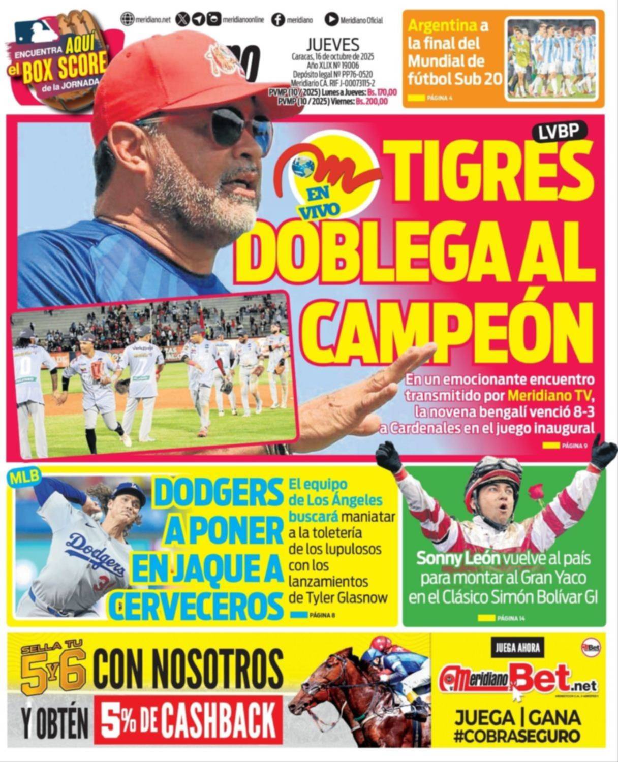 Diario Deportivo Meridiano