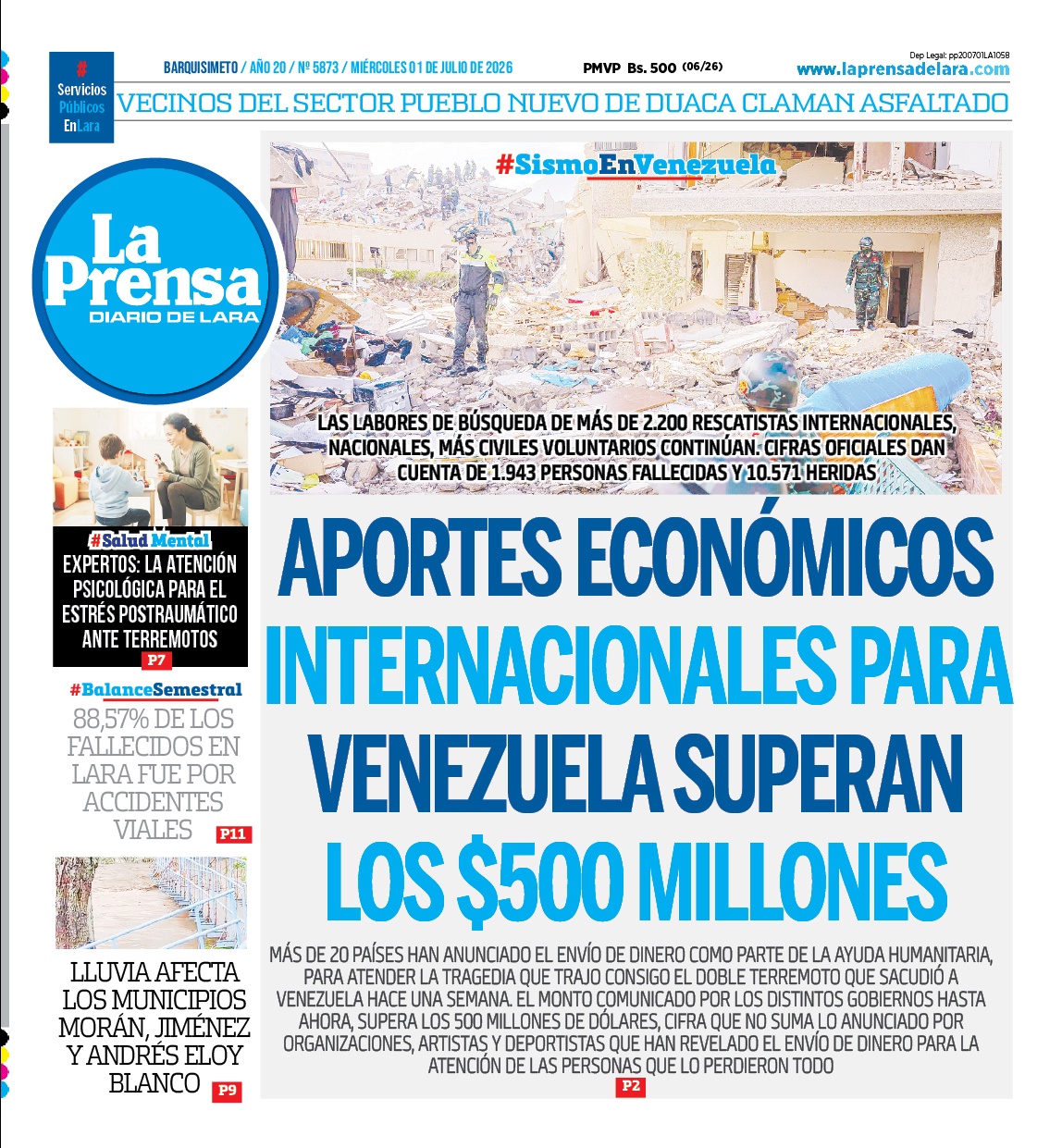 Prensa de Lara