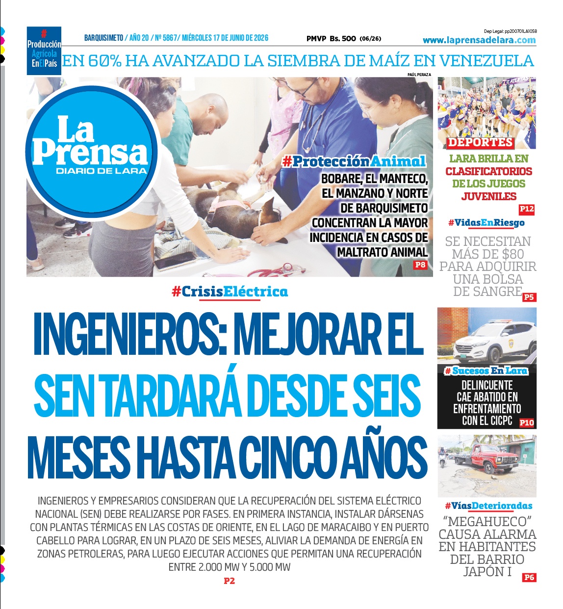 Prensa de Lara