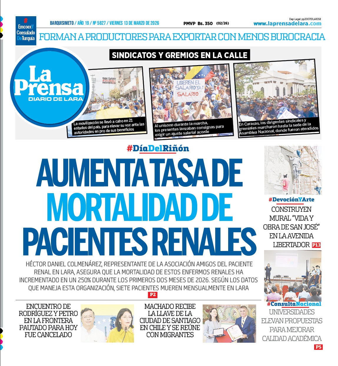 Prensa de Lara