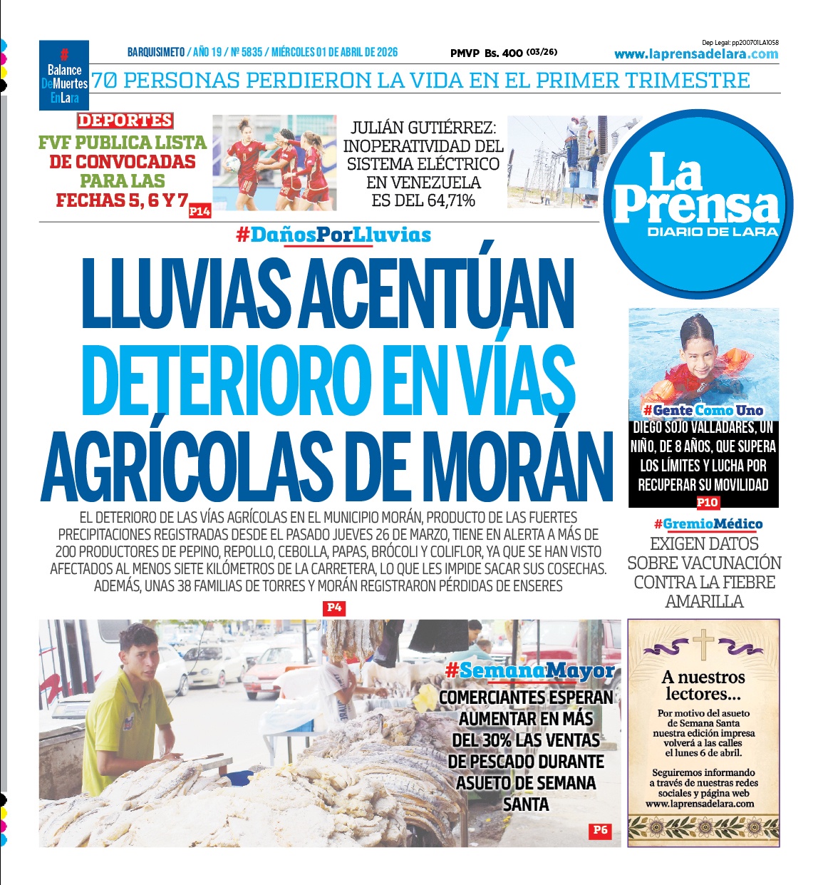 Prensa de Lara