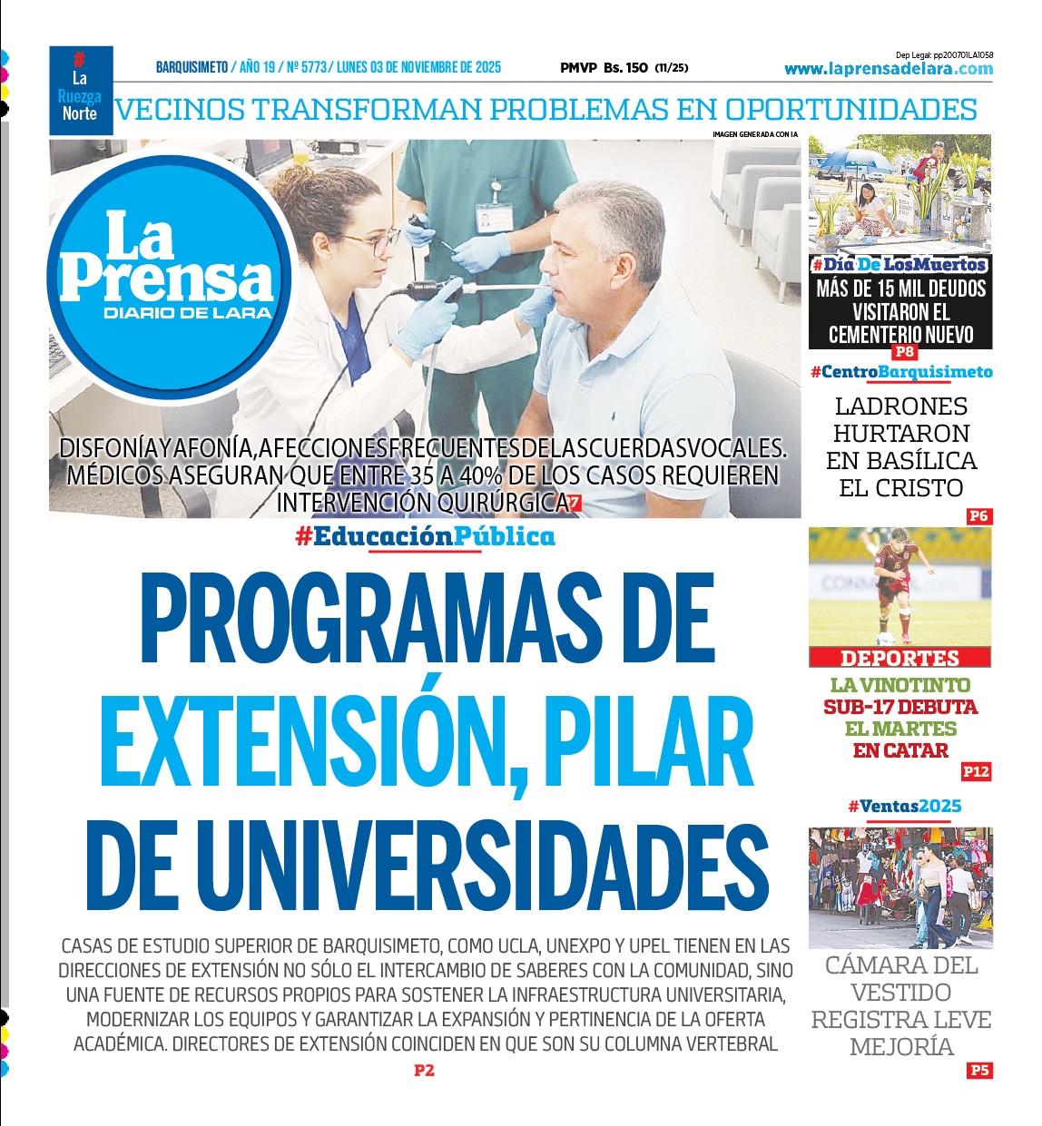 Prensa de Lara