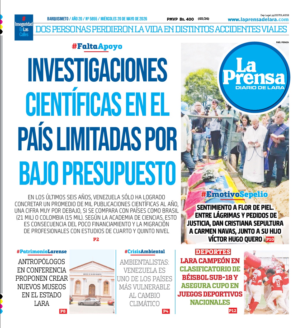 Prensa de Lara