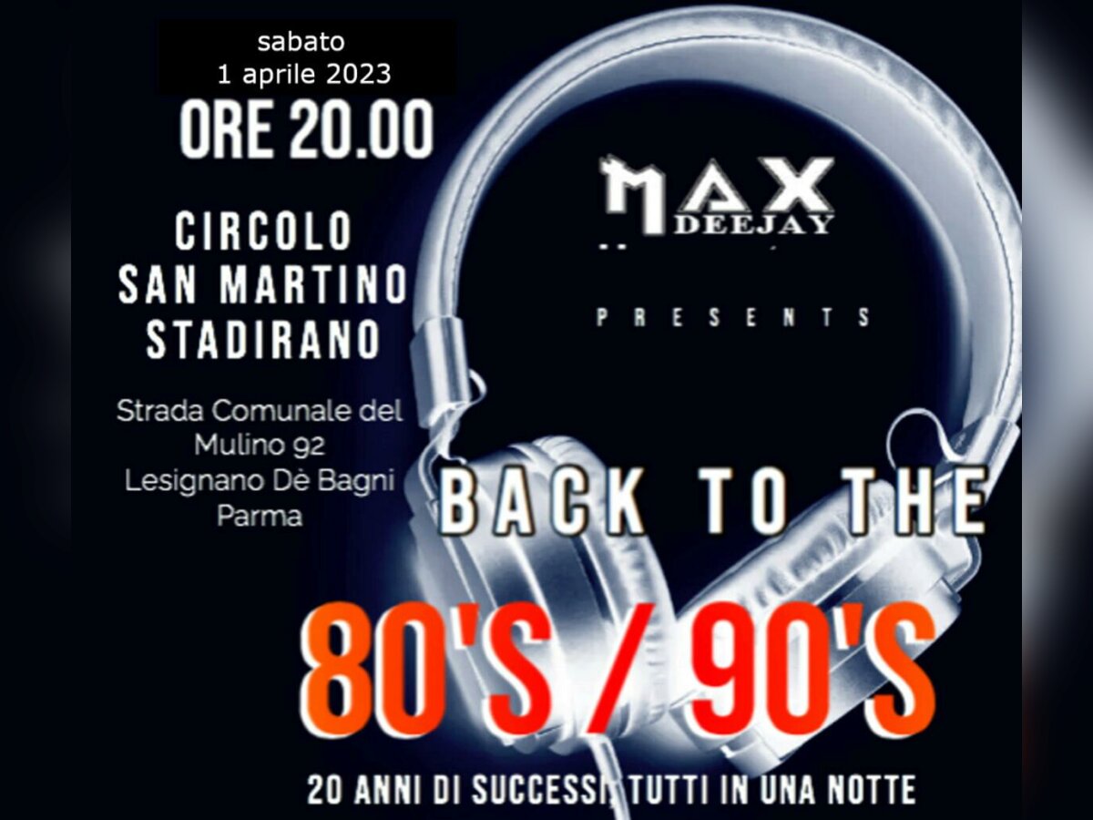 Gli anni 80s & 90s secondo il DJ Max Testa 95_1_1200x900